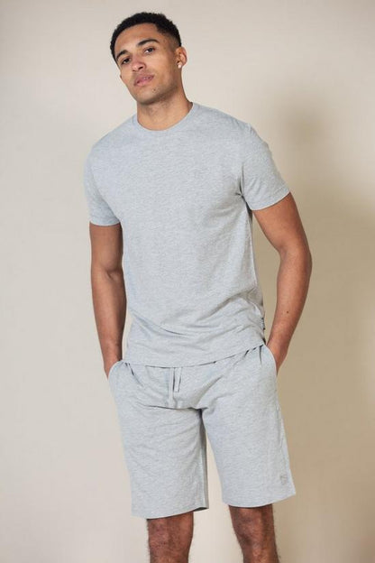 Cotton Embossed FCUK T-Shirt and Short Set