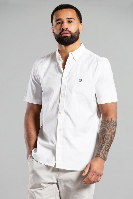 Cotton Short Sleeve Oxford Shirt